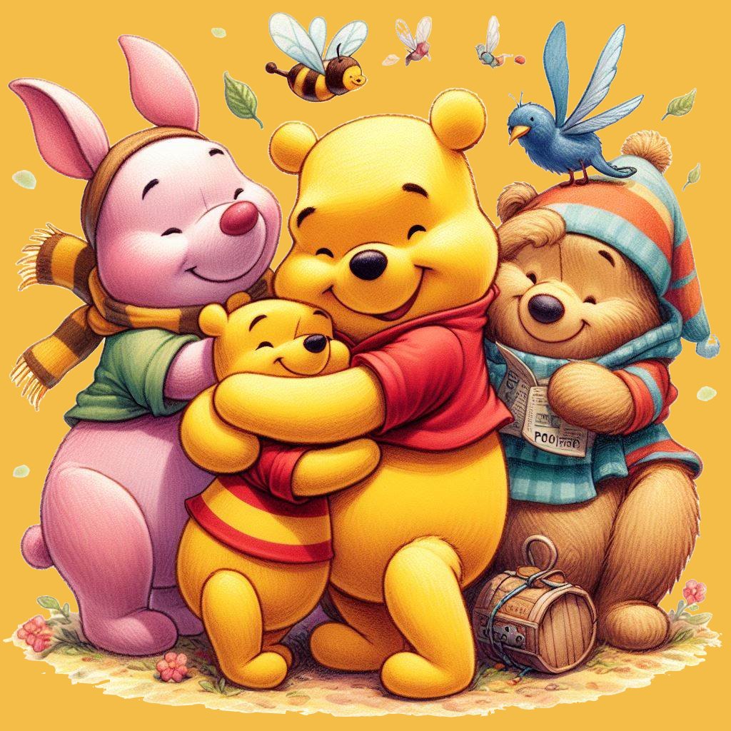 Winnie Pooh & friends